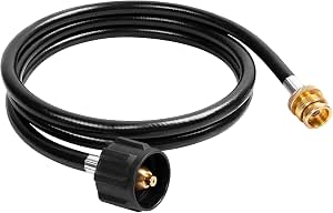 thumbnail image 2 of SHINESTAR 5ft Propane Hose Adapter - 1lb To 20lb Tank Converter For Buddy Heaters, Grills & Griddles 2 of 14