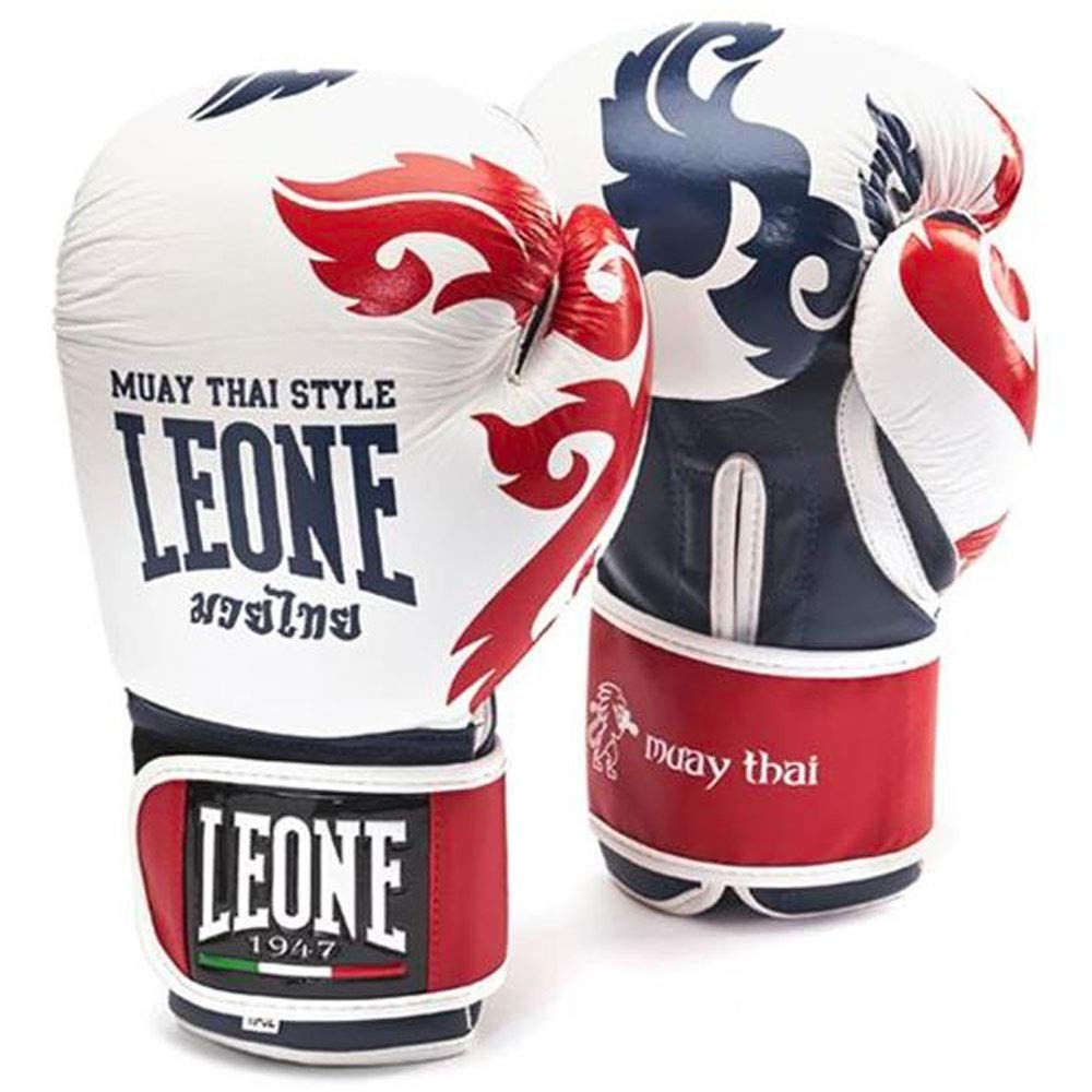 LEONE 1947 Muay Thai Boxing Gloves White/14 oz, GN031 — image 1