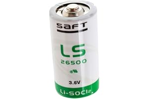 SAFT LS26500 C Size 3.6V Lithium Thionyl Chloride Battery