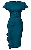 Memoriesea Women's Vintage Church Ruffle Sleeve
