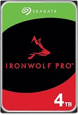 Seagate IronWolf Pro 4TB NAS HDD CMR 3.5 inch SATA 6Gb/s 7200 RPM 256MB Cache