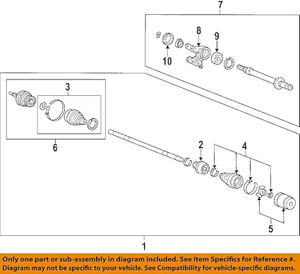 Amazon Com Genuine Honda 44305 Scv A51 Driveshaft Assembly Right