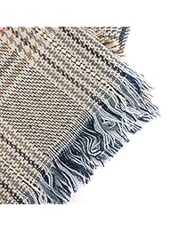 accsa Bufanda tejida a cuadros Príncipe de Gales a cuadros