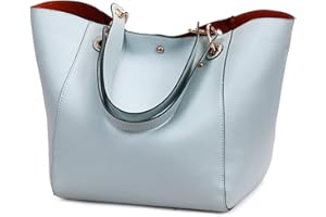 Pahajim Tote Handbags for Women Large Capacity Work PU Leather Bucket Purse Designer Satchel Hobo Shoulder Bags