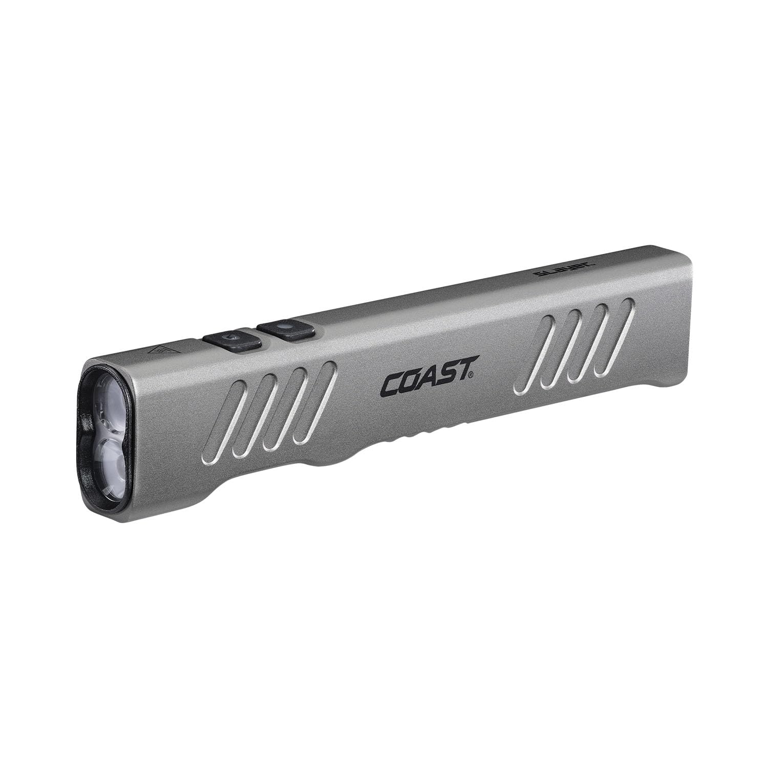 Photo 1 of Coast Slayer RED 1000 Lumen USB-C Rechargeable LED Flashlight with Red Mode, Spot/Flood, Memory Mode and Pocket Clip