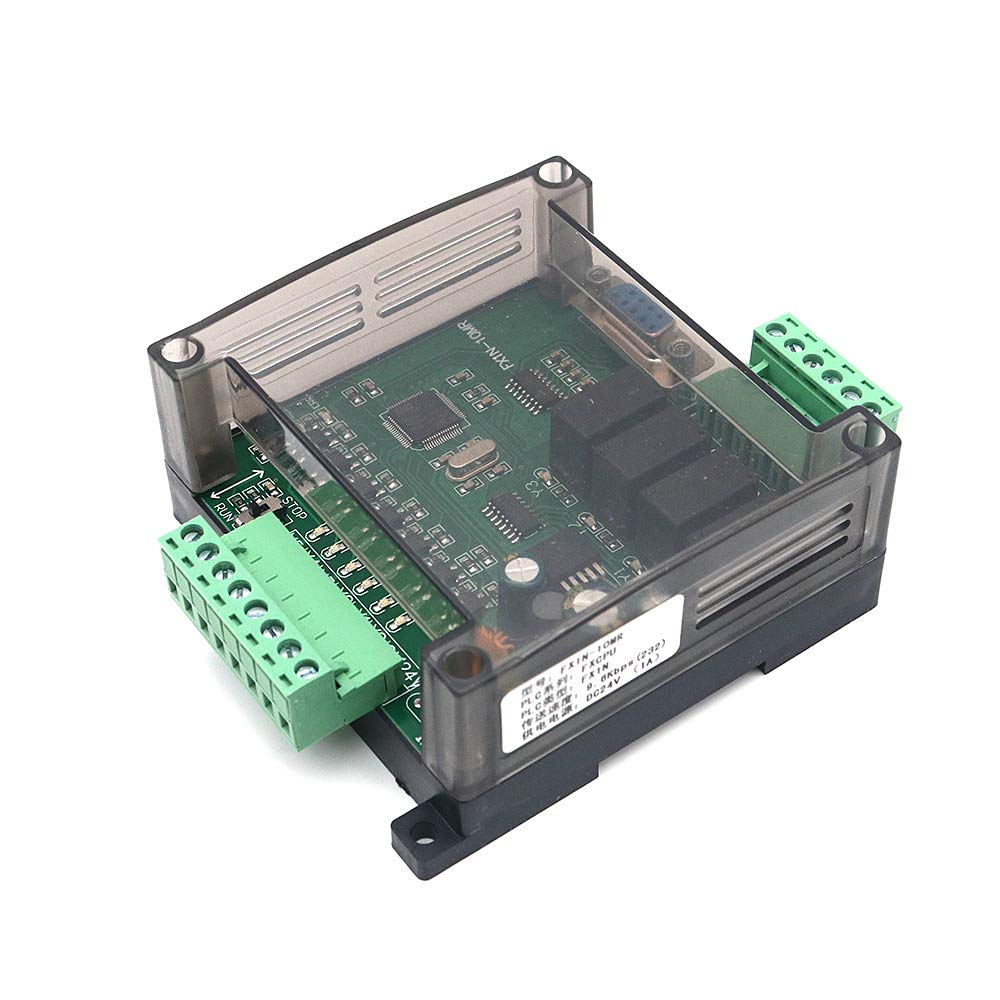 DollaTek DC24V Plc Industrial Control Board Controller FX1N-10MR Board Relay output