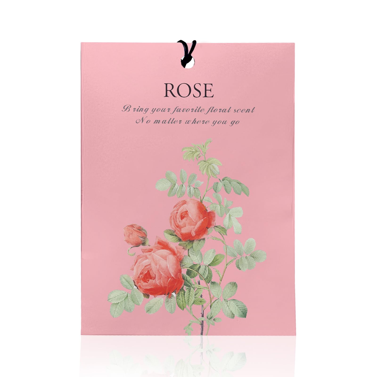 HOMELLAX Rose Scented Sachet Bags - 1 Pack Closet & Drawer Freshener, Long Lasting Odor Eliminator for Wardrobes, Cars & Storage, Home Fragrance Air Freshener Sachets