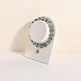 CHISTOR Beige Bracelet Display Holder for boutique store, Suede Jewelry Bangle Display Stand for Boutiques & Home, Velvet Jewelry Storage organizer for selling【Beige】