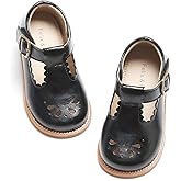 Felix & Flora Toddler Little Girl Princess Dress Shoes-Mary Jane Flats for Girl Party School Shoes