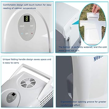 Nevera TermoeléCtrica Nevera Portatil Coche Camión 24V/12V/220 ...