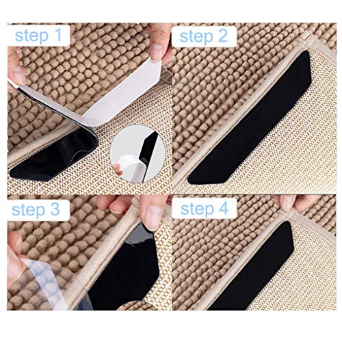 image for DAGEDA Rug Pads for Hardwood Floors & Outdoor Rugs-Anti Curling Rug Gr