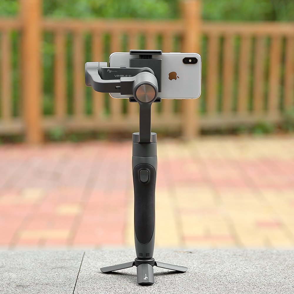 Feiyu Mini Trépied Support pour Selfie Bâton Stabilisateur Monopode sur Cellulaire DSLR Caméras, Trépied Portable Pliant Bureau Support pour FeiyuTech WG G360 G4 SPG Série Vimble