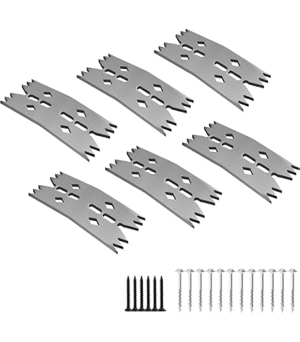 Chiens De Serrage Pour Dalle En Acier Inoxydable - Lot De 6, Avec Vis - Pour Aplanir Et Fixer Des Planches En Travail Du Bois