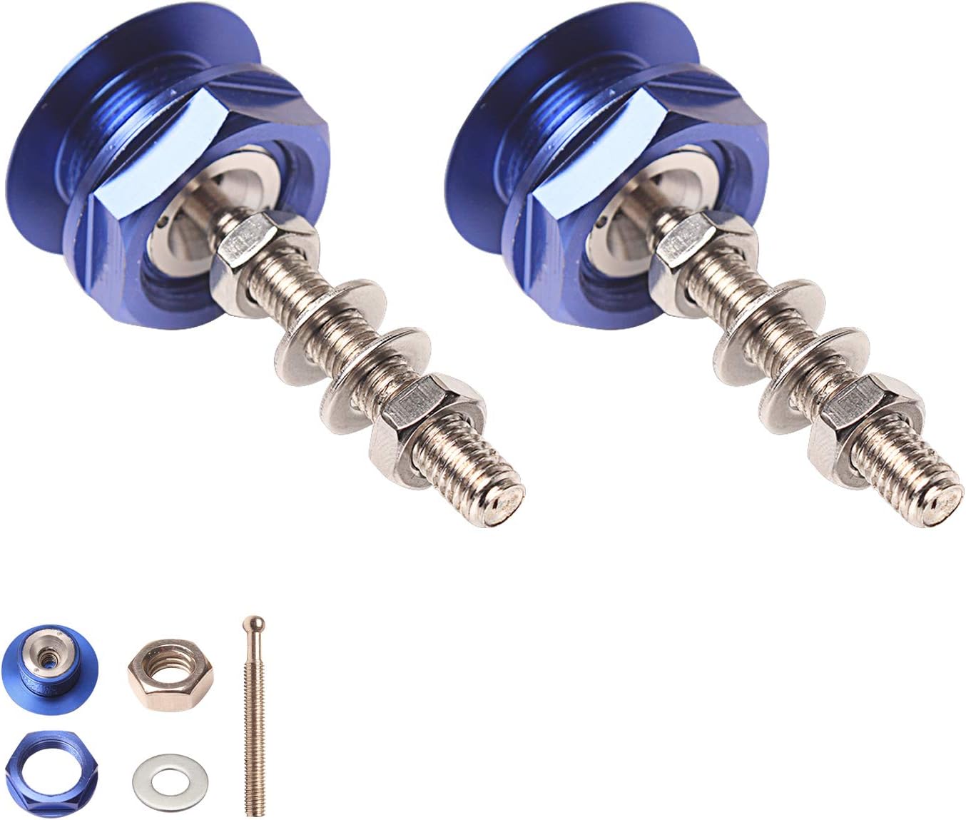 Monrand 1 Pair 1.25" Aluminum Alloy Quick Release Latch, Bumper Release