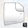 Youxmoto Fit for Ford F150 2015-2020 Passenger Right Side Heated Mirror Glass, Compatible with Ford F-150 2015 2016 2017 2018 2019 2020 Side View Convex Mirror Glass, Fit FL3Z17K707A