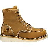 Carhartt Women's Wedge 6" Waterproof Soft Toe Ankle Boot, Light Brown - 7 M