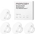 Momcozy Original Replacement Accessories for Upgraded Mobile Flow | Upgraded M9,Original Upgraded M9 Breastfeeding Parts,21mm Inserts, 4 Pack
