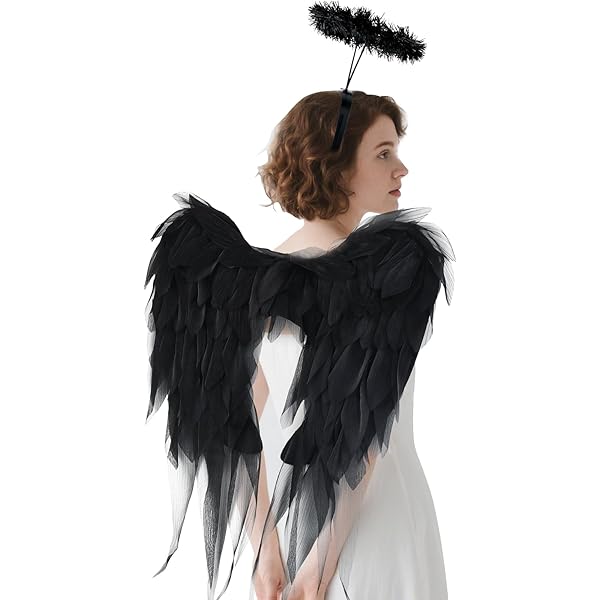 Amazon.com: UNDERWRAPS Full Length Angel Dress for Women - Dark Angel Halloween Costume, Black angel Wings with Dress for Women, Long Angel Dress with Wings (Large 12-14) : Clothing, Shoes & Jewelry Amazon.com: UNDERWRAPS Full Length Angel Dress for Women - Dark Angel Halloween Costume, Black angel Wings with Dress for Women, Long Angel Dress with Wings (Large 12-14) : Clothing, Shoes & Jewelry