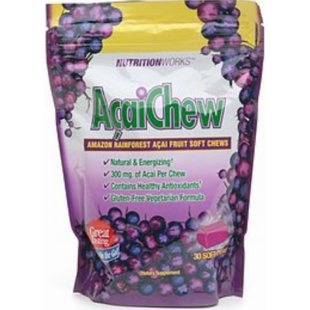 Amazon.com: Nutrition Works Amazon Rainforest Acai Chews, 30-Count Bags ...