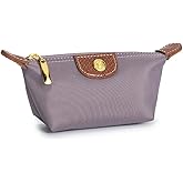 Zitokin Womens Unique Change Purse Vintage Nylon Zip Coin Wallet Mini Bag (Lavender Purple)