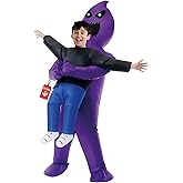 Morph Light Up Ghoul Costume Kids, Inflatable Alien Pick Me Up Kid Costume, Boys Inflatable Costumes, Blow Up Costumes for Kids