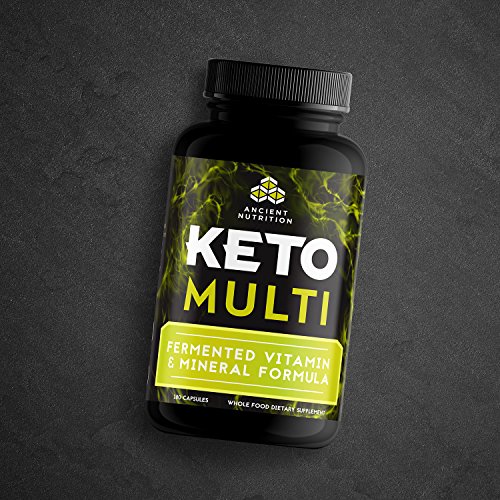 Ancient Nutrition KetoMULTI Vitamin and Mineral Supplement, 180