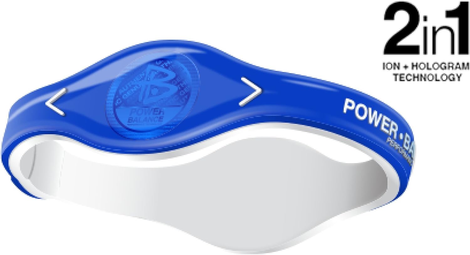 Power Balance Pro Ion Series Wristband - Blue/White