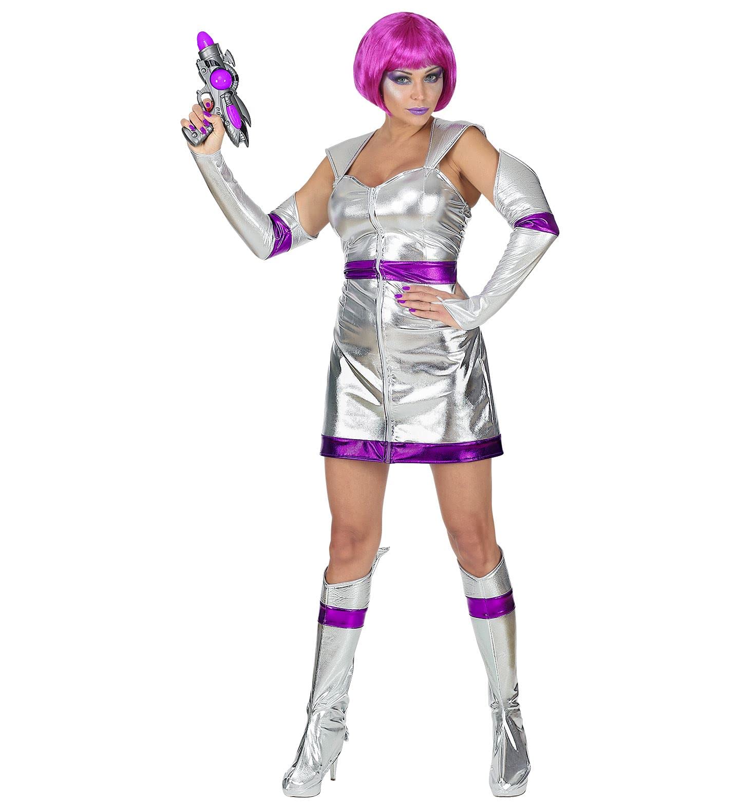 Widmann 69492 Adult Space Girl Costume Silver