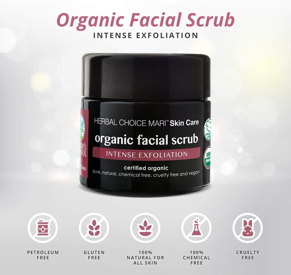 organic exfoliating face wash
