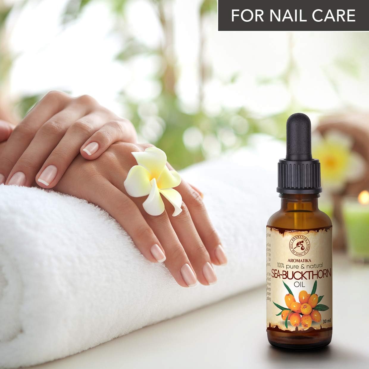 Sea Buckthorn Oil with Dropper, Cold Pressed, Hippophae Rhamnoides Oil, 100% Pure & Natural Sea Buckthorn Berry Oils for Face - Image 5