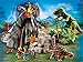 Playmobil Volcano with Tyrannosaurus
