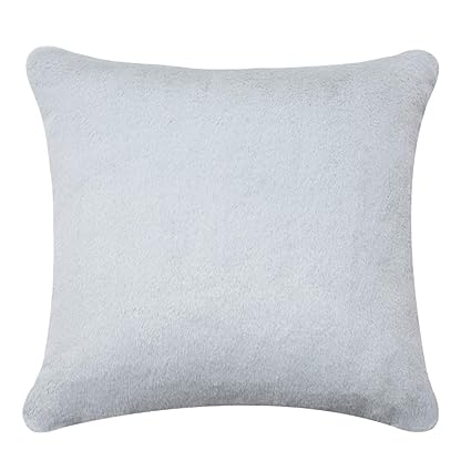 Amazon Com Pack Of 2 Decorative Teal Fur Pillow Cover Luxurious