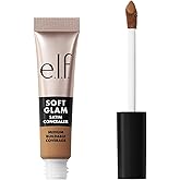 e.l.f. Soft Glam Satin Concealer, Medium Coverage For Blemishes & Under-Eye, Crease-Resistant, Long Lasting, Vegan & Cruelty-