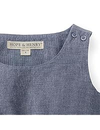 Hope & Henry - Vestido de cintura para niña
