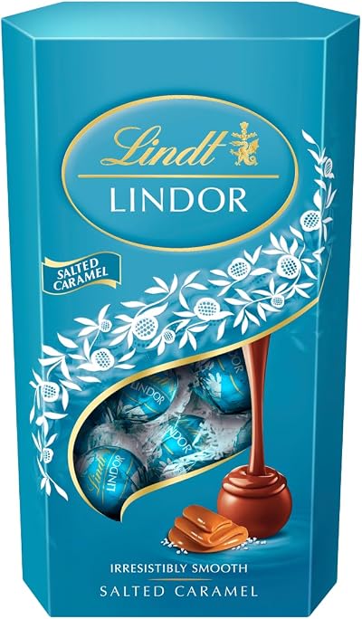 Lindt Lindor Salted Caramel Truffles 600g Box Approx. 48 Balls