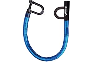 ARTAGO 582/B High-End Steering Wheel Car Seat Flexible Lock, More Practical Articulated Armored Steel Cable, Adjustable Universal Clutch Anti Theft Bar Lock Device for Vehicle Car Truck Van, Camper