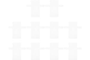 DIYEAH 10Pcs White Plastic Mesh Sheets 15.7X14.4 Inch Hand-Woven Mesh Canvas for DIY Bag Making Crochet Net Craft Supplies for Purse and Weaving Projects