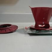 Primula Brew Buddy - Filtro Da Viaggio Per Caffè E Tè In Maglia Fine, Riutilizzabile, Lavabile In Lavastoviglie, Rosso, Confezione Da 2 - 2