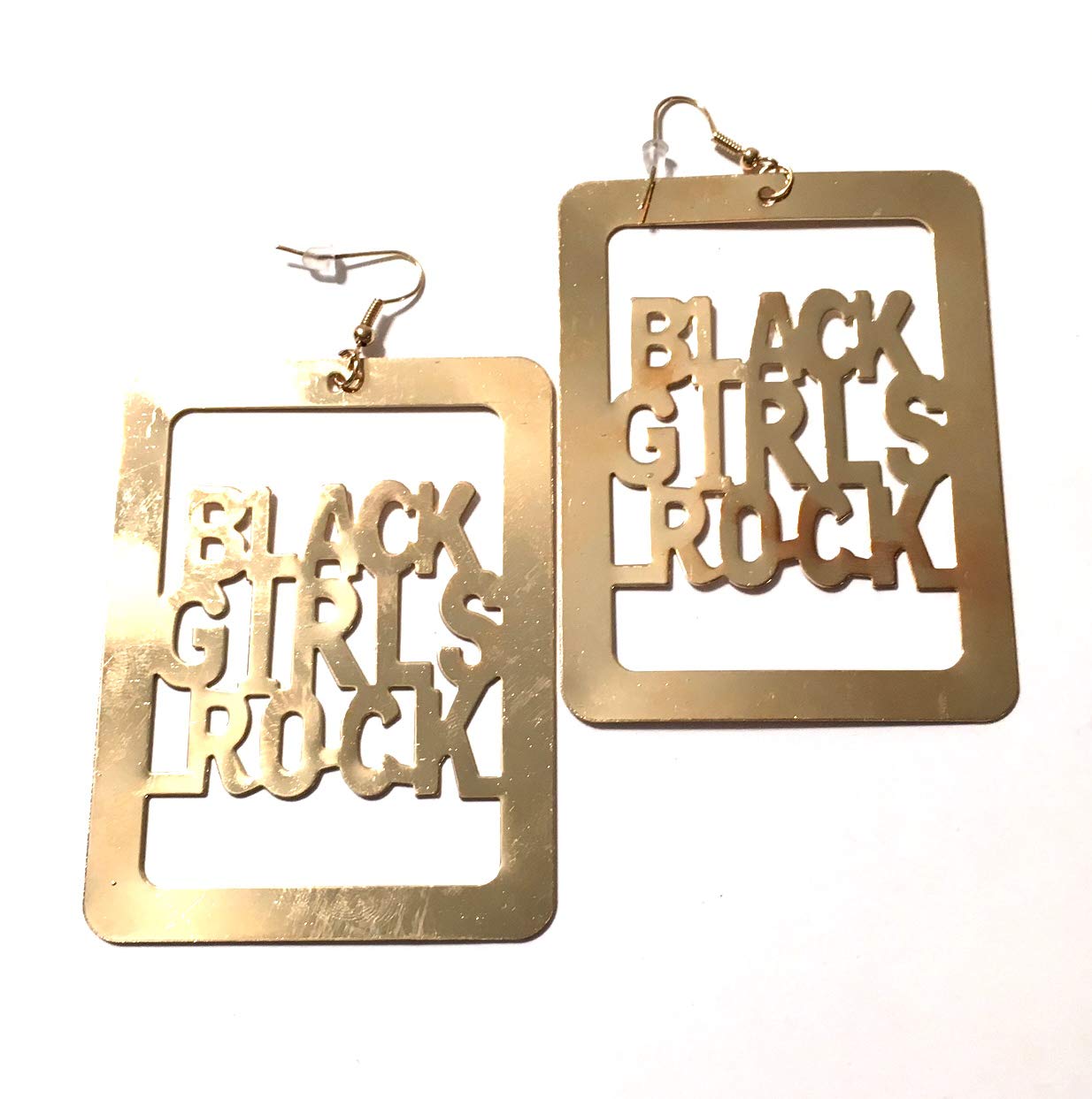 Black Girl Rocks African American Earrings Women Fashion Design Style