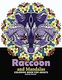 Raccoon and Mandalas Coloring Book for Adults: Amazing Designs for Relaxation, Raccoon with Mandala, Floral and Doodle to Color (Raccoon Coloring Book for Adults Relaxation) (Volume 1) by V Art