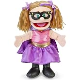 14" Superhero Girl, Peach, Hand Puppet