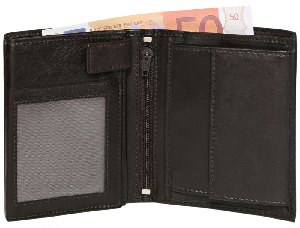 Laveri Bifold Multi Function Wallet for Men - Leather