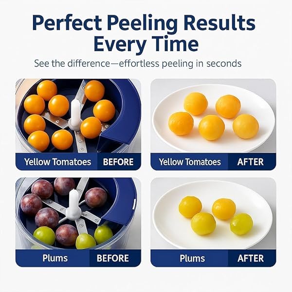 ELECTRIC GRAPE PEELING MACHINE, GARLIC PEELER MACHINE, AUTOMATIC FRUIT PEELING TOOL, RECHARGEABLE HOME KITCHEN PEELER ESSENTIALS ACCESSORIES, COMMERCIAL SMART FRUIT MACHINES