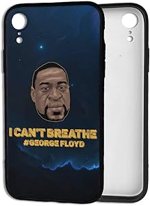 Kcoremia Black Lives Matter I Can't Breathe 7 iPhone Xr Case Anti-Slip Phone Cover Protective Shell