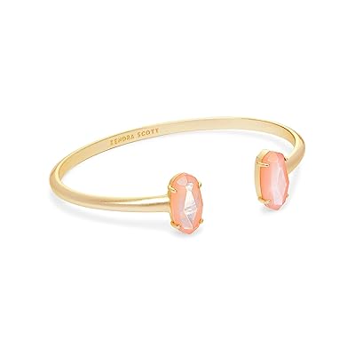 Kendra Scott Edie Gold Cuff Bracelet with Peach Nigeria Ubuy