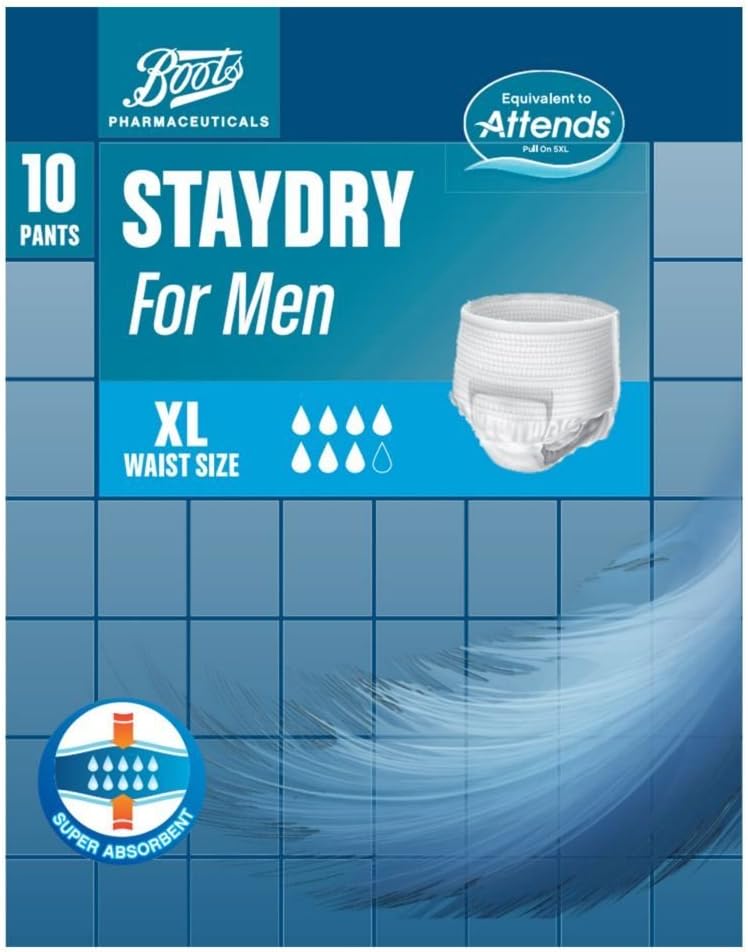 Boots Staydry Mens Extra Large Pants 10 pack Amazon.co.uk Health