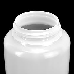 Kestun 32oz/1000ml Plastic Bottles, Wide Mouth HDPE