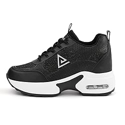 AONEGOLD Women's Platform Sneakers Wedges High Top