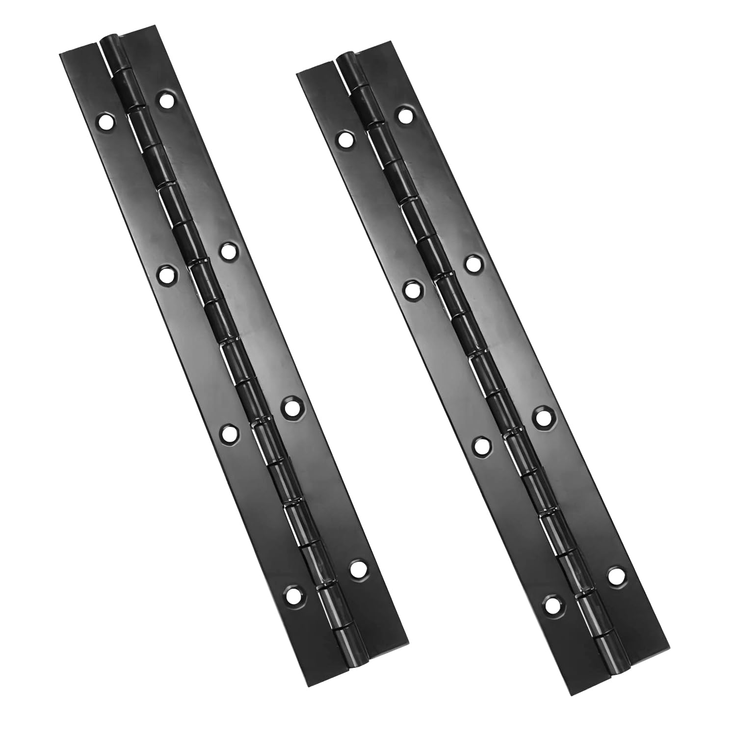 Qrity 2Pcs Stainless Steel Heavy Duty Continuous Hinge, 400mm (16 Inch), for Cabinets, Pianos, Boats