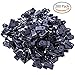 Darller 200 Pcs Black Cable Clips (1/4 Inch /6.35mm Diameter)